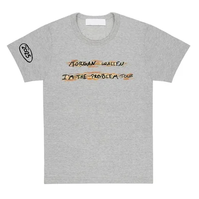 I'm The Problem Tee Morgan Wallen 1 I'm the problem tee morgan wallen gray unisex