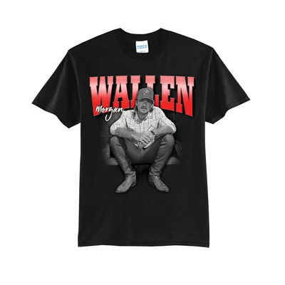 Morgan Wallen Graphic Tee Black 1 morgan wallen graphic t shirt black form men and women