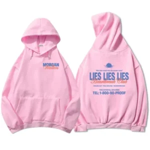 22 Lies lies lies Hoodie Morgan Wallen pink