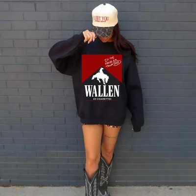 Morgan Wallen Concert Outfit Ideas 6 Morgan Wallen 20 Cigarettes Sweatshirt Black