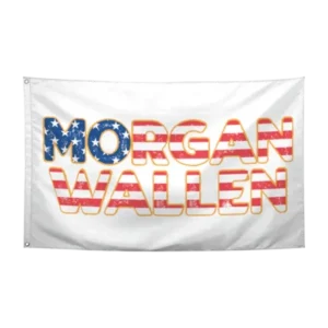morgan wallen name printed flag