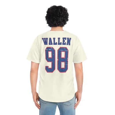 Morgan Wallen Braves Jersey 98 Unisex 2 Morgan Wallen Braves Jersey 98 backview back