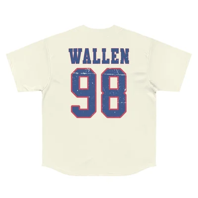Morgan Wallen Braves Jersey 98 Unisex 3 Morgan Wallen Braves Jersey 98 backview