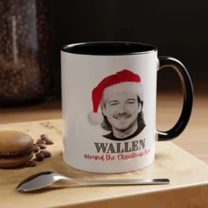 9 Morgan Wallen Christmas Mug Black