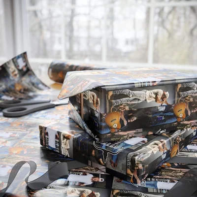 Wallen Graphic Christmas Gift Paper 2 Wallen Graphic Christmas Gift Paper - Image 2