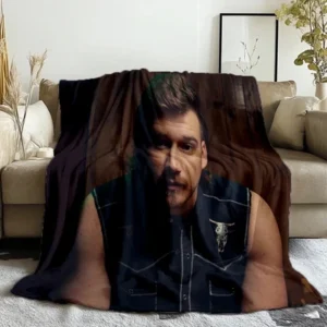 56 Wallen Seated Portrait Throw Blanket