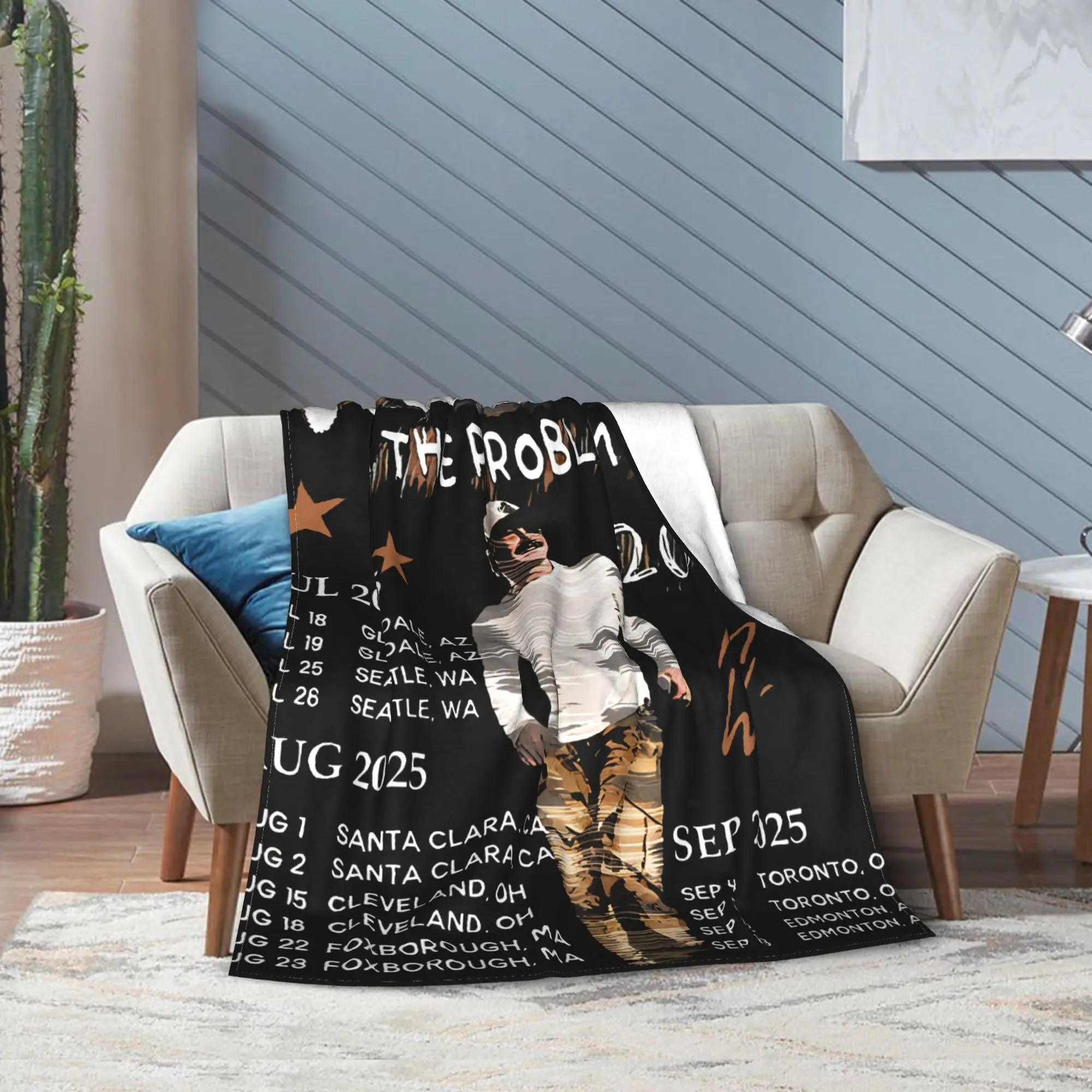Wallen I'm the Problem Throw Blanket 1 Morgan Wallen Throw Blanket