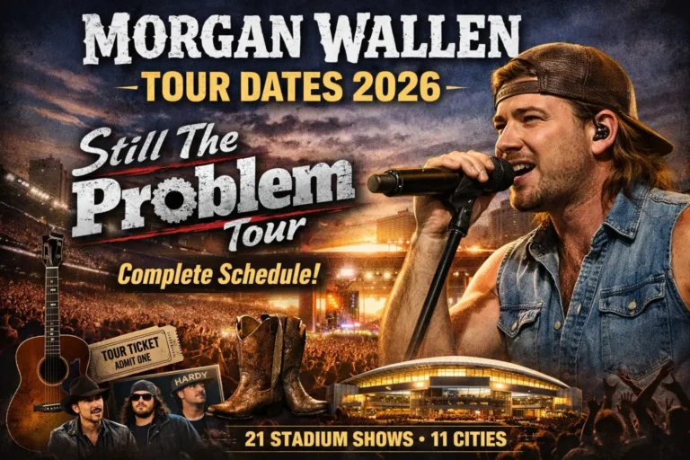 Morgan Wallen Tour Dates 2026 – Still The Problem Tour Complete Schedule 7 Morgan Wallen Tour Dates 2026